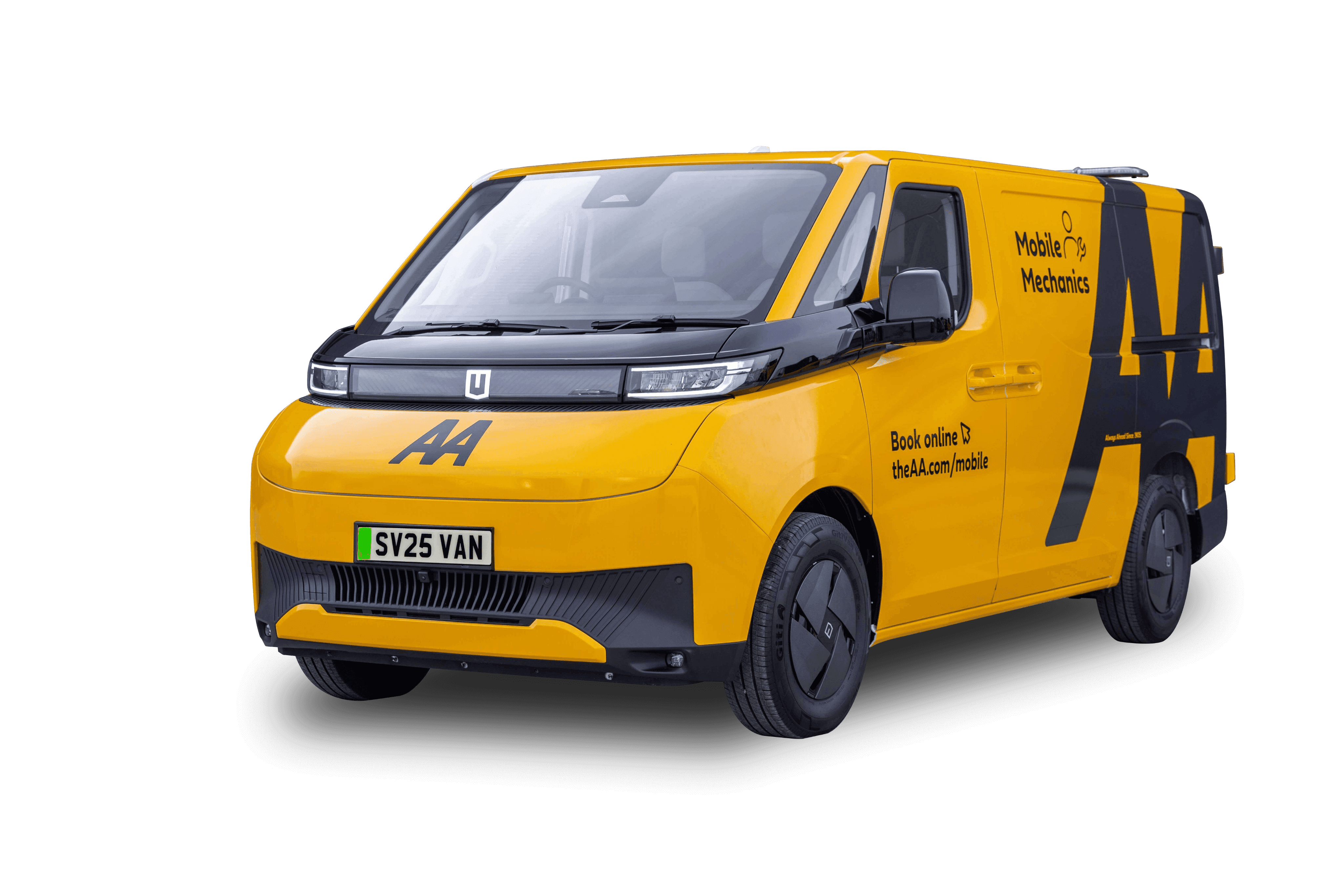 AA patrol attending a Farizon van