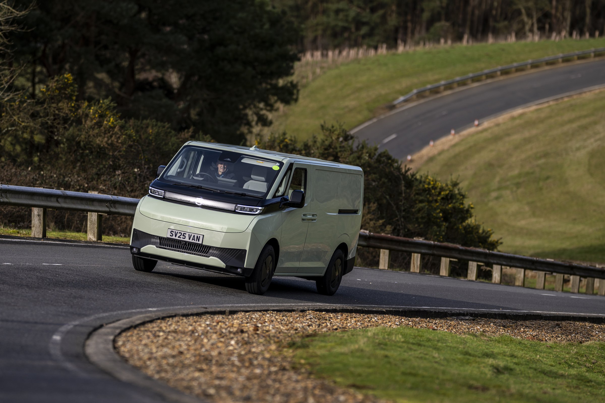 Farizon SV driving on a UK road